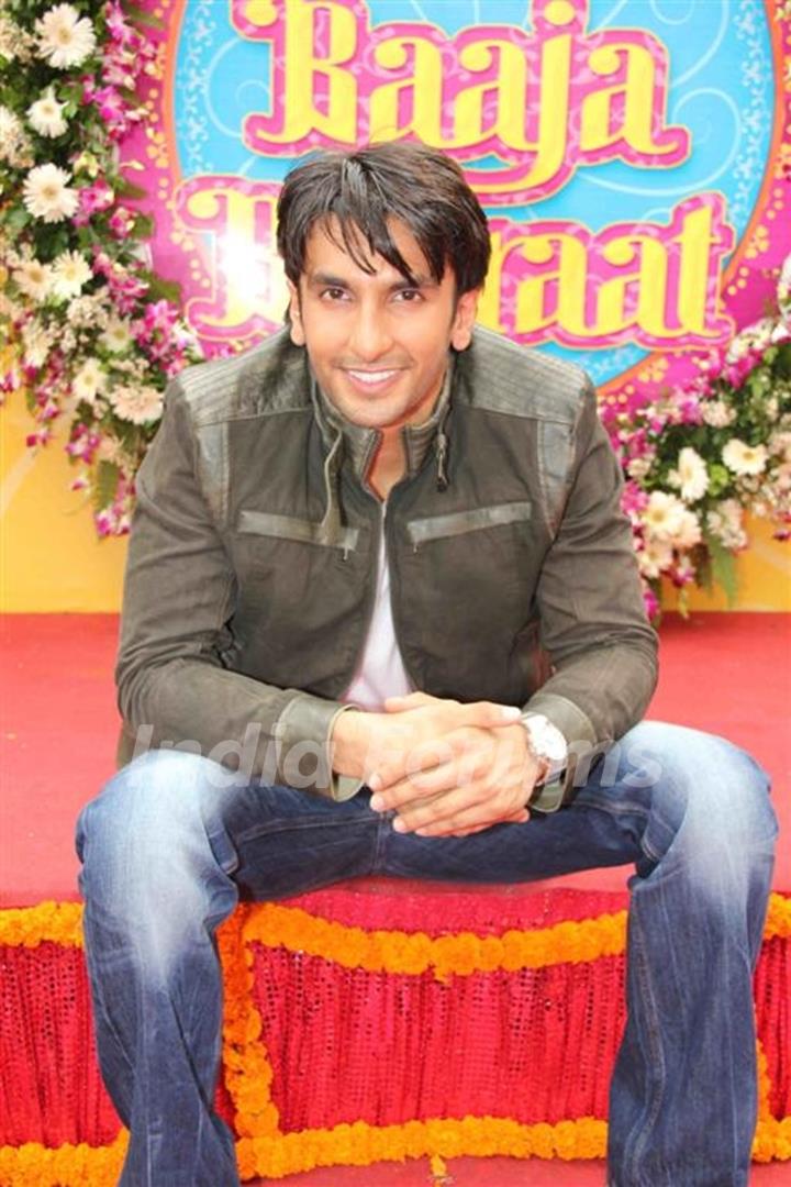 Ranveer Singh at Press conference & first look launch of Yash Raj Film's Band Baaja Baaraat