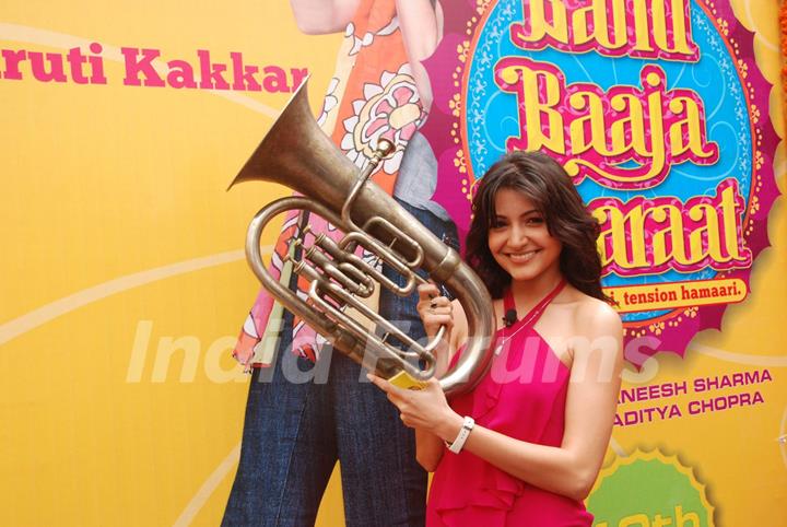 Anushka Sharma at Band Baaja Baarat film photo shoot