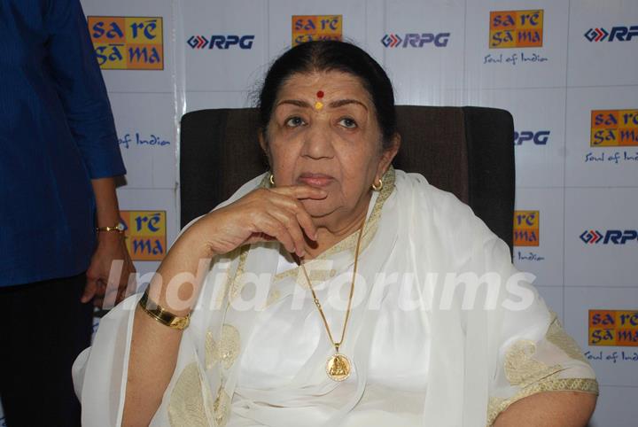 Lata Mangeshkar graces Saregama album launch at Mumbai