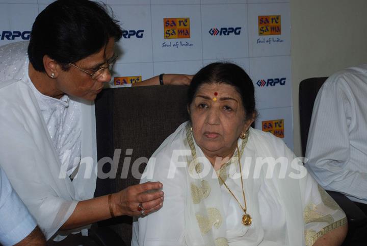 Lata Mangeshkar graces Saregama album launch at Mumbai