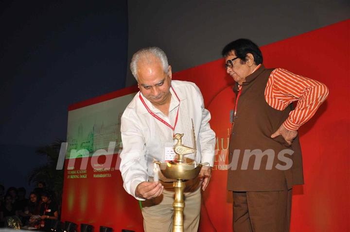 Manoj Kumar and Ramesh Sippy at Inauguration Of 12th MAMI Festival in Mumbai