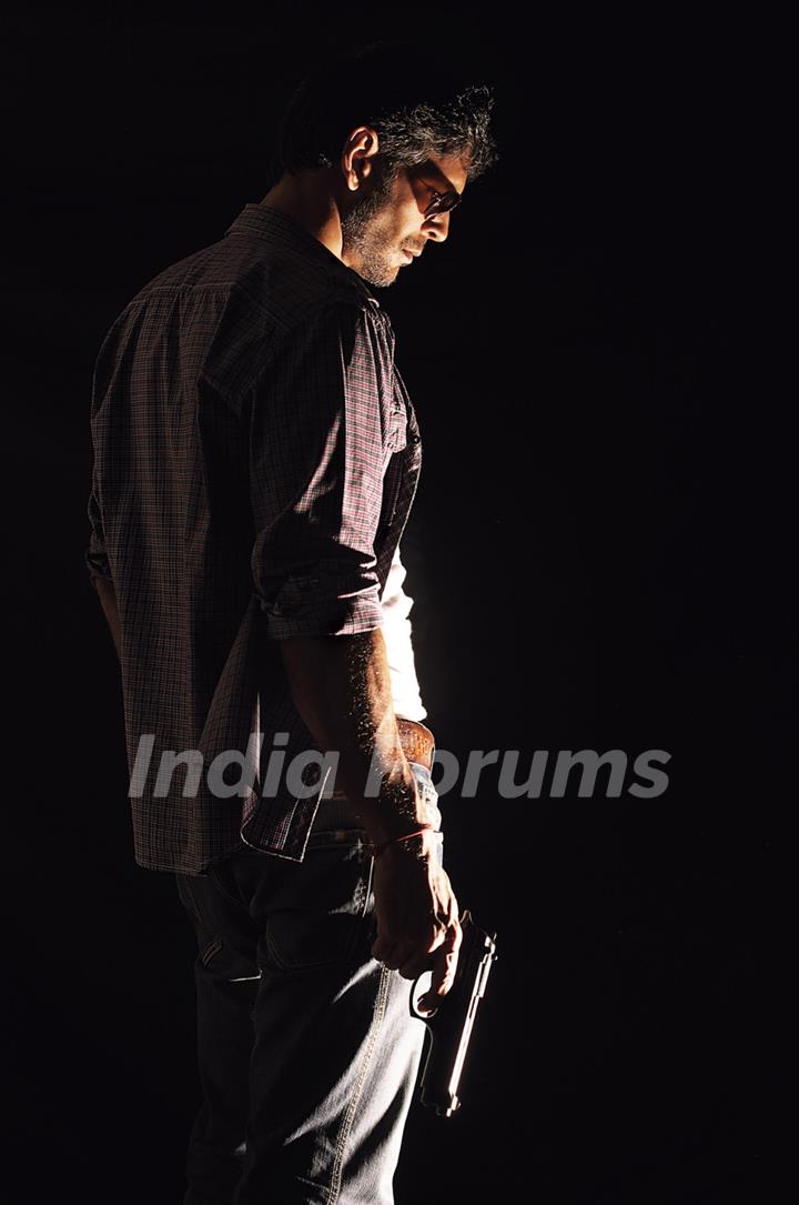 Milind Soman in the movie Nakshatra