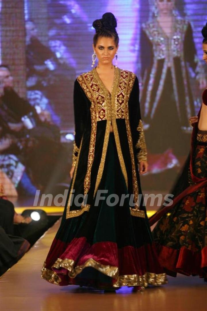 Models at Manish Malhotra Bridal Collection show at Taj Mahal Hotel at Mumbai