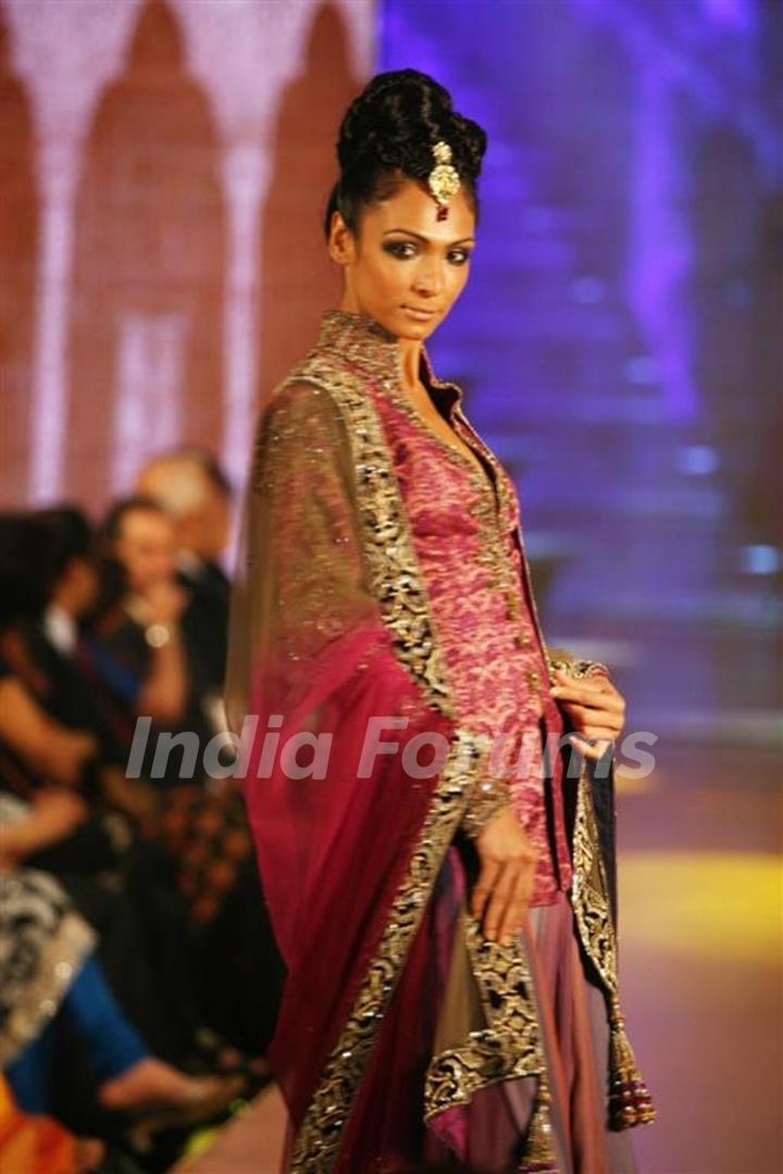 Models at Manish Malhotra Bridal Collection show at Taj Mahal Hotel at Mumbai