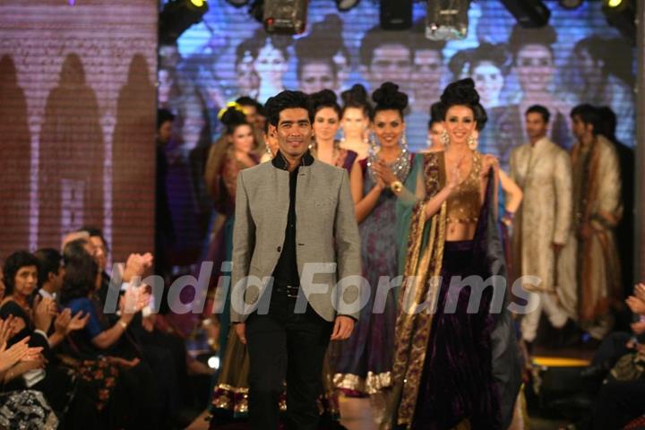 Models at Manish Malhotra Bridal Collection show at Taj Mahal Hotel at Mumbai