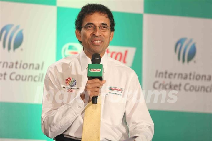 Harsha Bhogle at Castrol-ICC World Cup Event at Mumbai