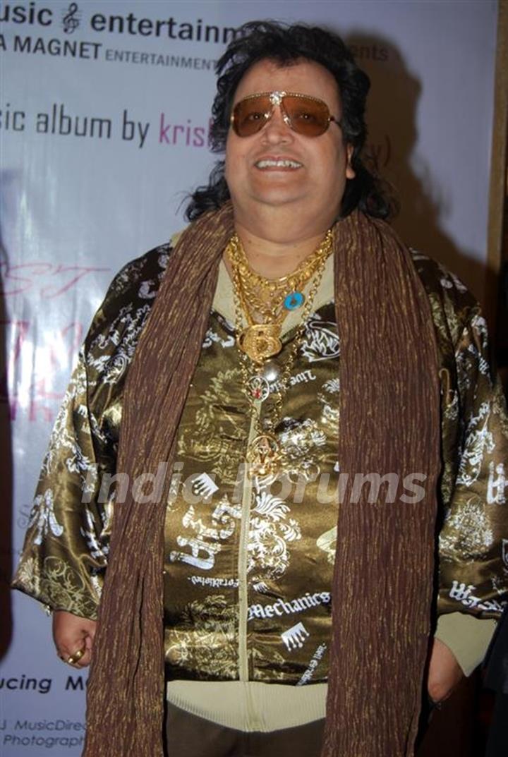 Bappi Lahiri in Mona Roy's debut album launch Just U & Me