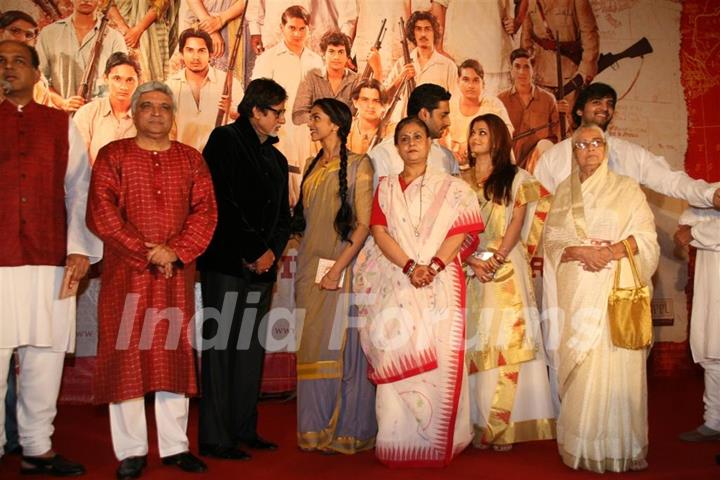 Bachchan Family and cast at Audio release of 'Khelein Hum Jee Jaan Sey'