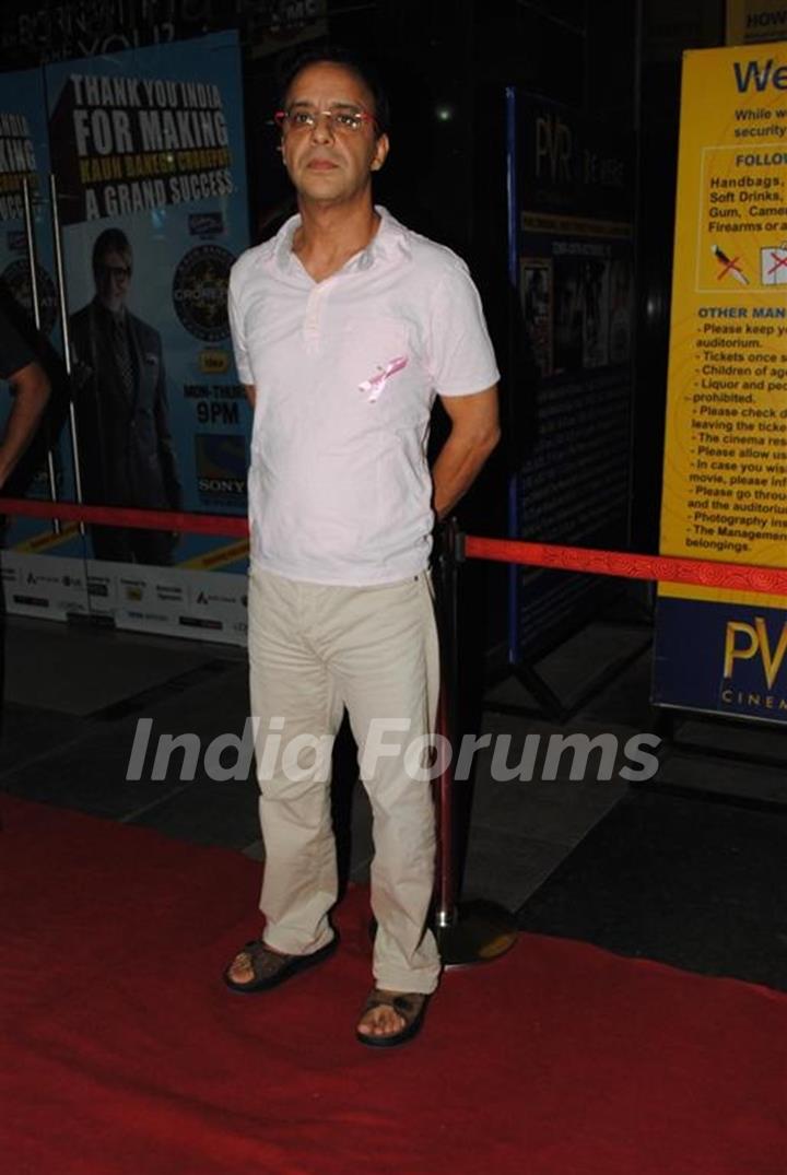 Vidhu Vinod Chopra at Namrata Gujral's 1 A Minute film on breast cancer premiere PVR