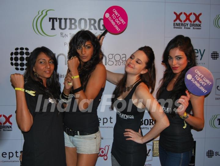 Launch of Tuborg presents Sunburn Goa 2010