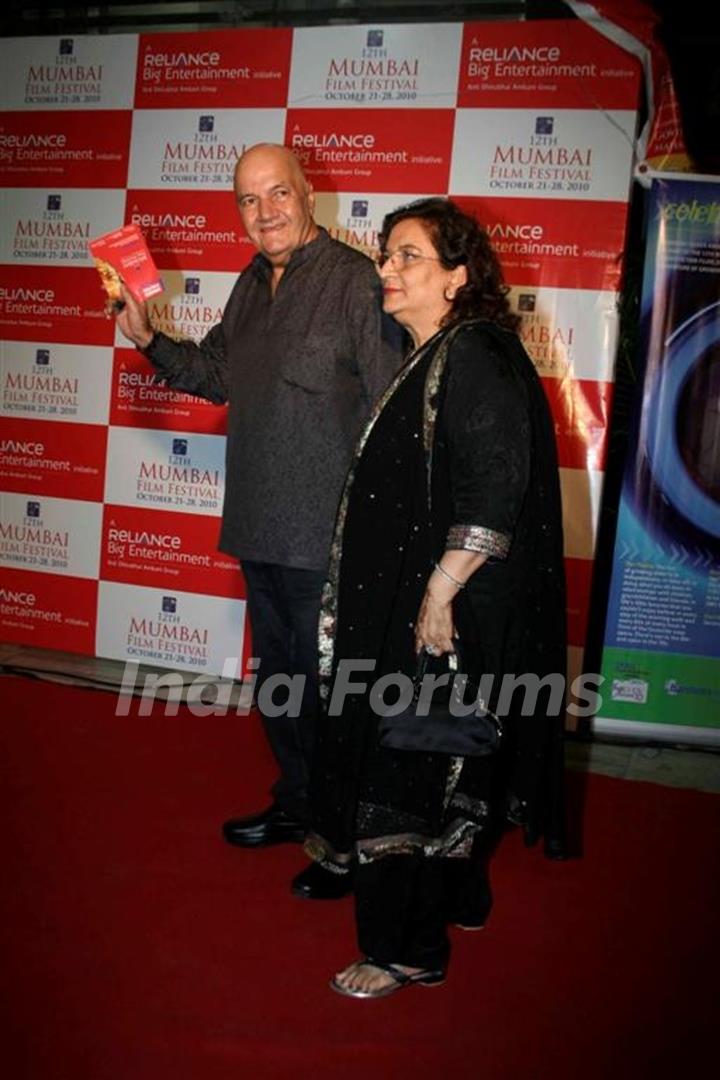 Prem Chopra at Closing ceremony of 12th Mumbai Film Festival