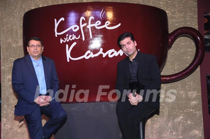 Koffee with Karan Season 3 press meet at Novotel