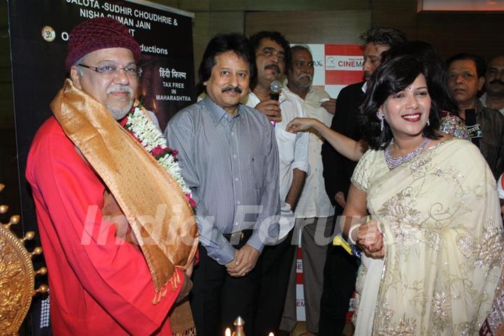 Pankaj Udhas at Premiere of Maalik Ek at Cinemax, Mumbai