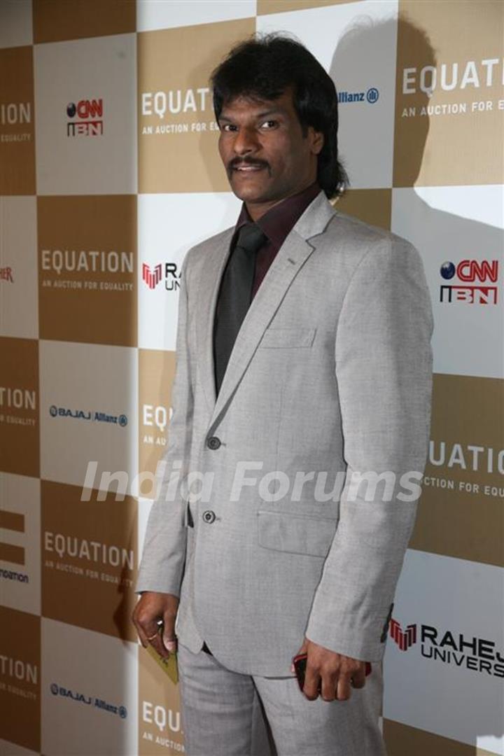 Dhanraj Pillay at Rahul Bose sports auction at the Trident