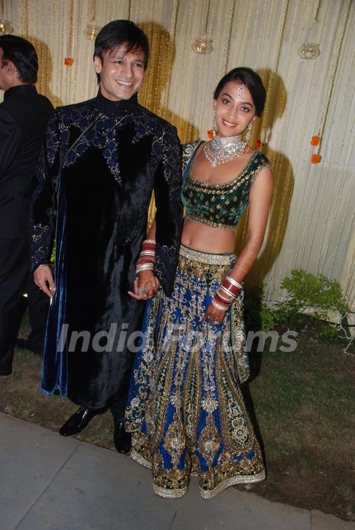 Vivek Oberoi's wedding reception at ITC Grand Maratha