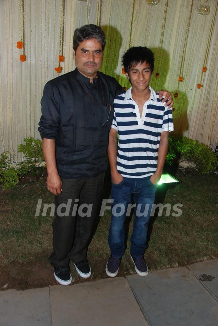 Vishal Bharadwaj at Vivek Oberoi's wedding reception at ITC Grand Maratha