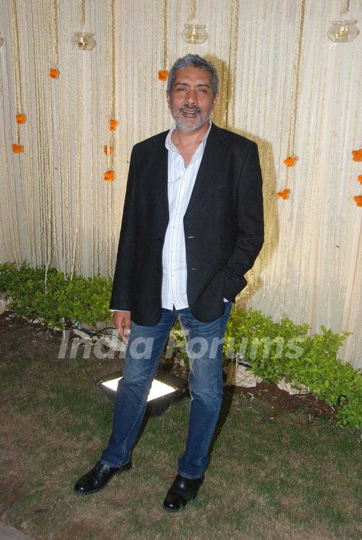 Prakash Jha at Vivek Oberoi's wedding reception at ITC Grand Maratha