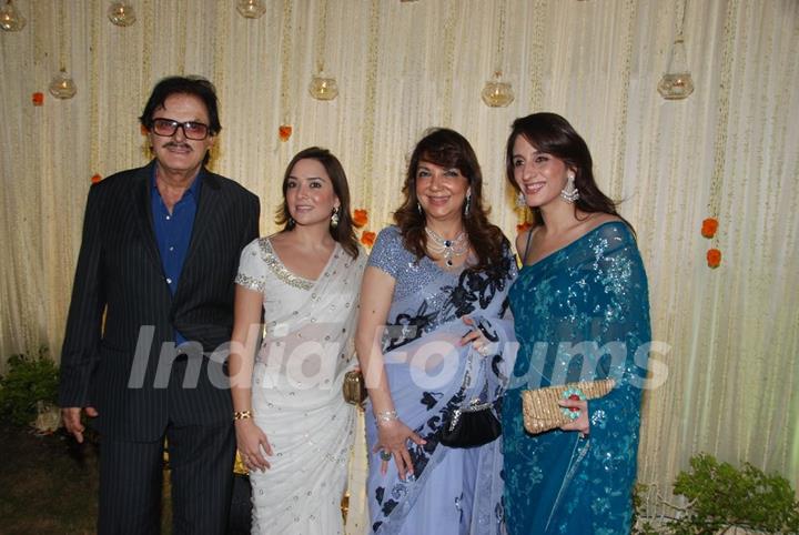 Sanjay Khan at Vivek Oberoi's wedding reception at ITC Grand Maratha