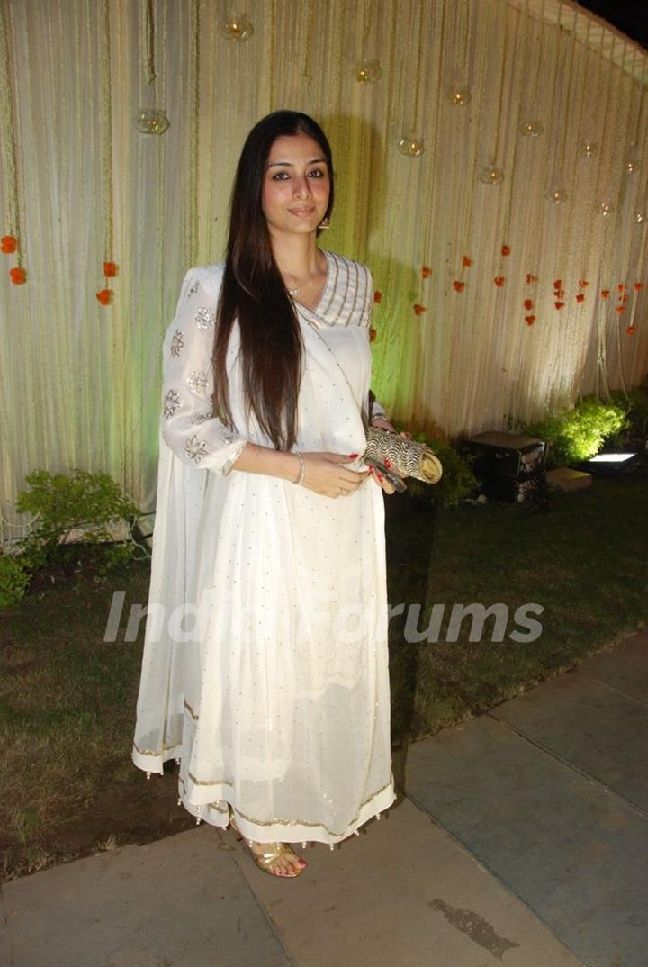 Tabu at Vivek Oberoi's wedding reception at ITC Grand Maratha