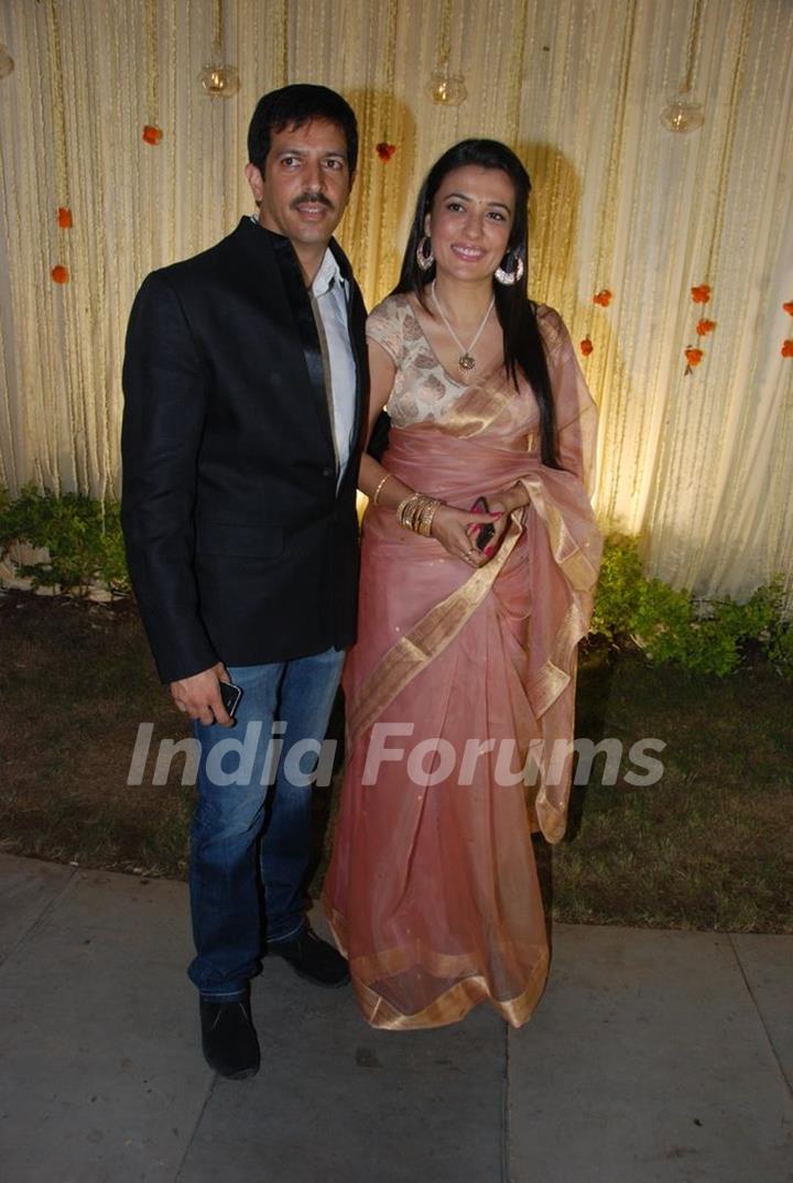 Guest at Vivek Oberoi's wedding reception at ITC Grand Maratha