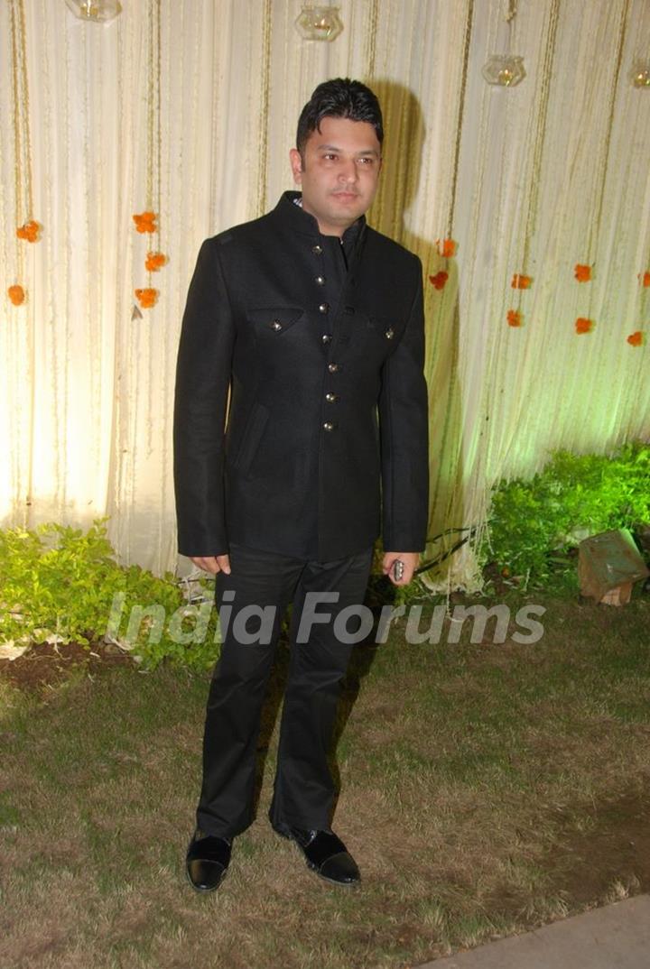 Guest at Vivek Oberoi's wedding reception at ITC Grand Maratha