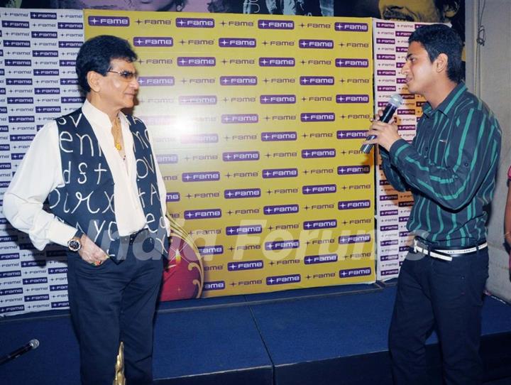 Fame Big Cinemas honours Jeetendra with the Evergreen lantern at Fame Big Cinema in Andheri