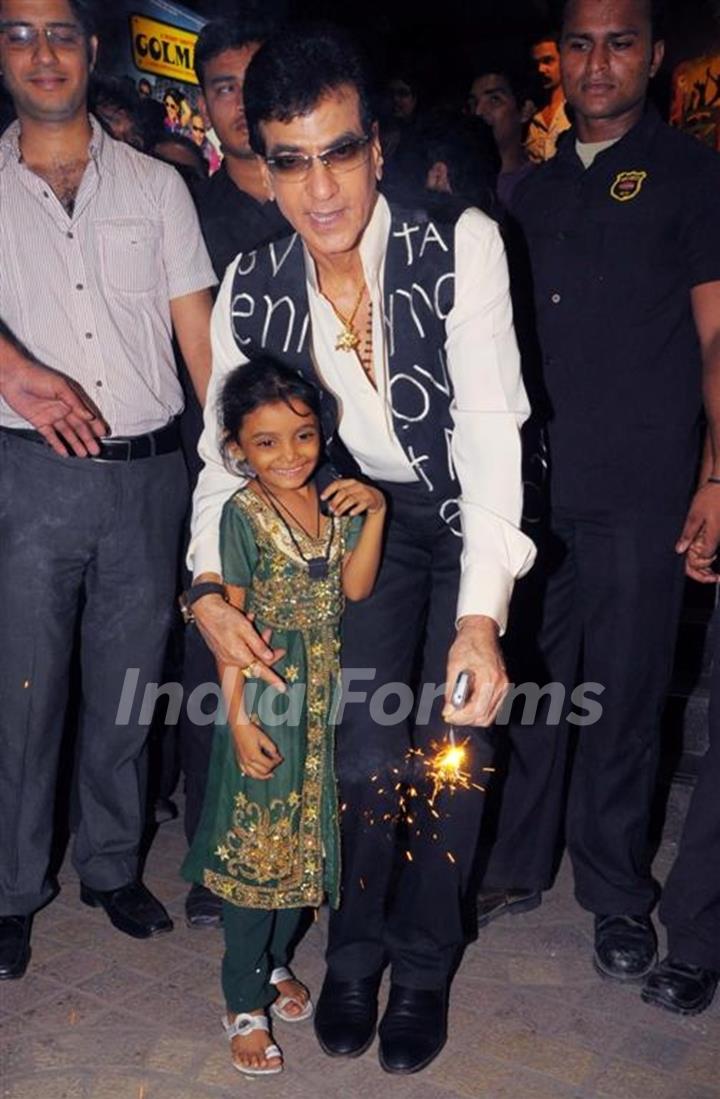 Fame Big Cinemas honours Jeetendra with the Evergreen lantern at Fame Big Cinema in Andheri