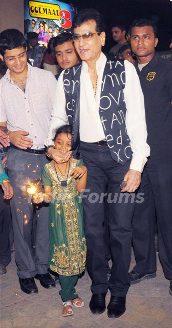 Fame Big Cinemas honours Jeetendra with the Evergreen lantern at Fame Big Cinema in Andheri