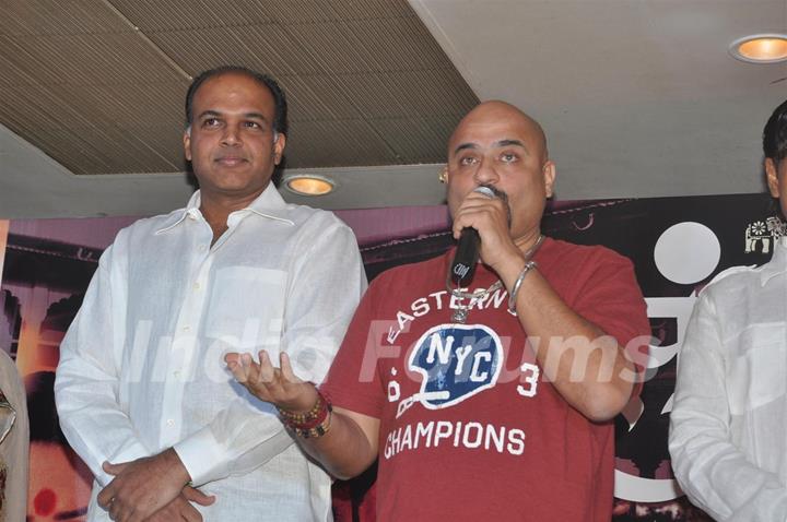 Ashutosh Gowariker at the Music Launch of the Marathi film Sumbarn at the MIG Club