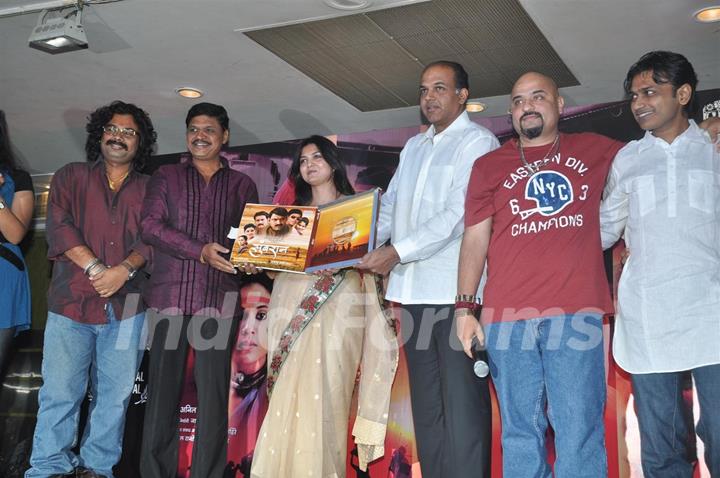 Ashutosh Gowariker at the Music Launch of the Marathi film Sumbarn at the MIG Club