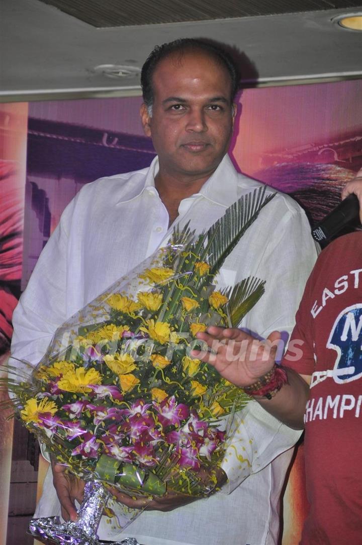 Ashutosh Gowariker at the Music Launch of the Marathi film Sumbarn at the MIG Club