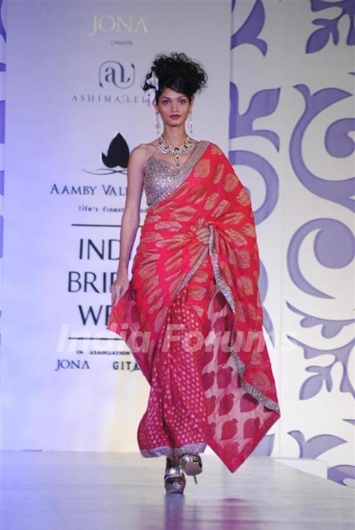 Model Walks at Aamby Valley Indian Bridal Week day 4