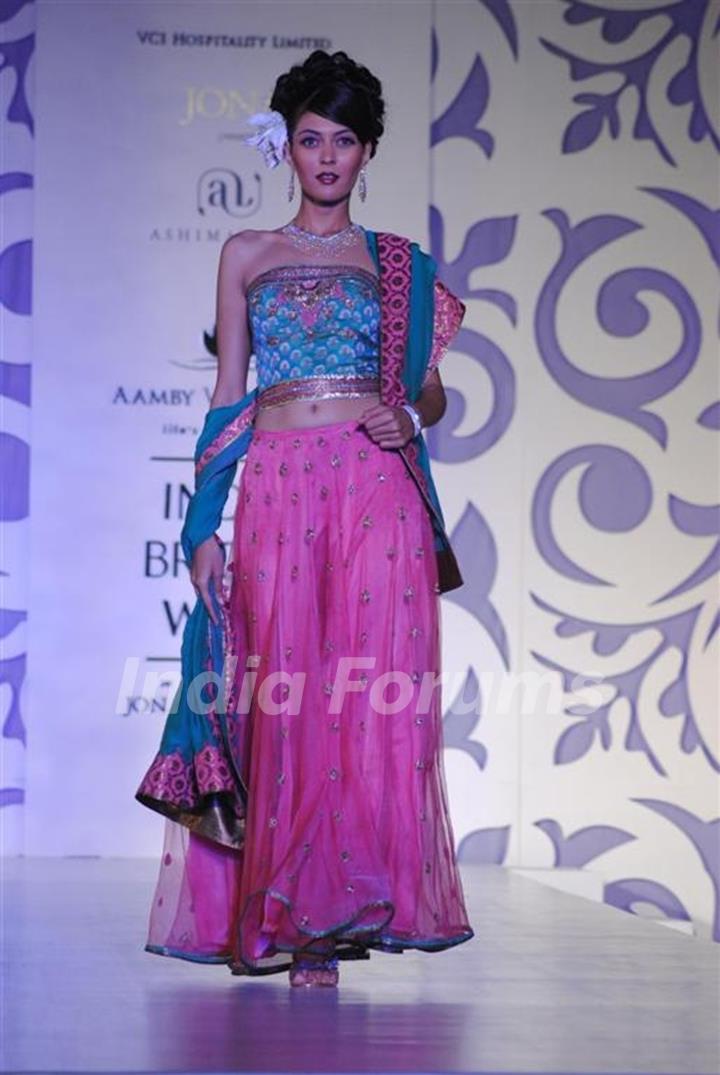 Model Walks at Aamby Valley Indian Bridal Week day 4