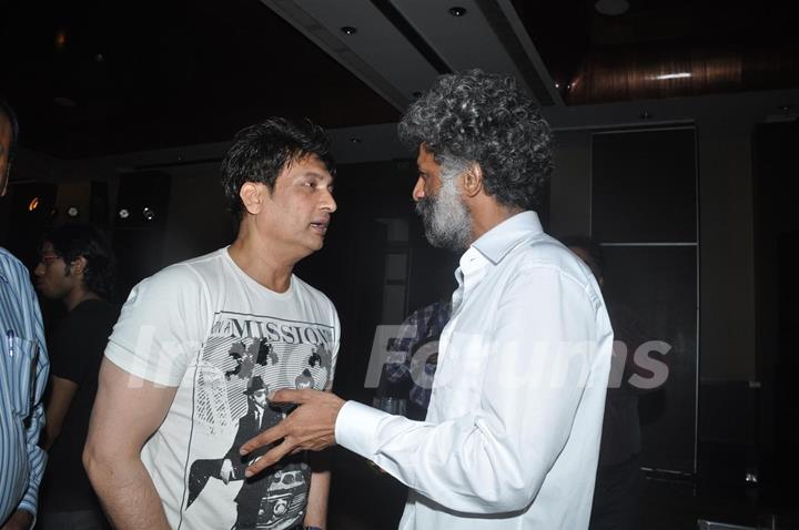 Makrand Deshpande and Shekhar Suman at Music release of 'Shahrukh Bola Khoobsurat Hai Tu'