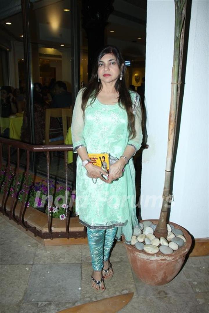 Alka Yagnik at the album launch of &quot;Kahan Main Chala&quot; at Sun N Sand