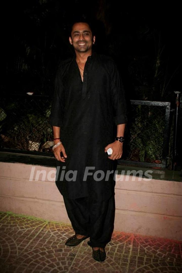 Anuj Saxena graces Ekta Kapoor's Diwali bash