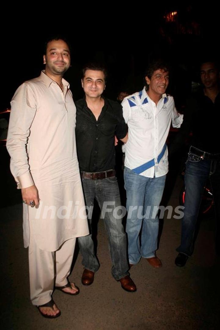 Sanjay Kapoor and Chunky Pandey graces Ekta Kapoor's Diwali bash