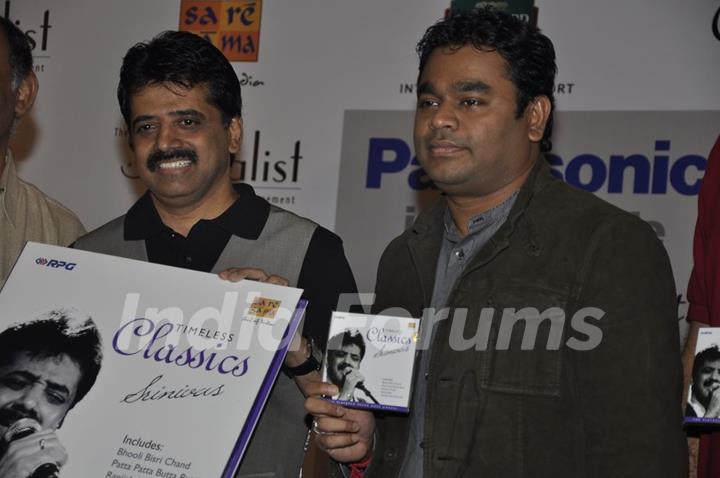 A R Rahman unveils Srinivas' music album 'Timeless Classics'