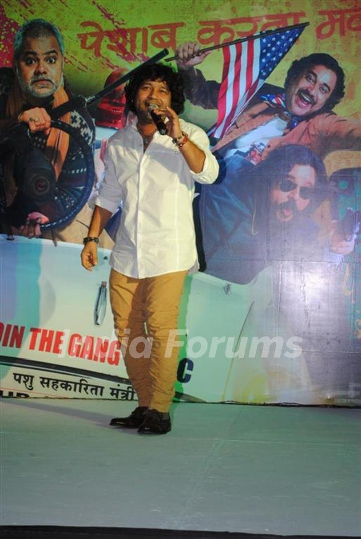 Kailash Kher at Audio release of 'Phas Gaye Re Obama'