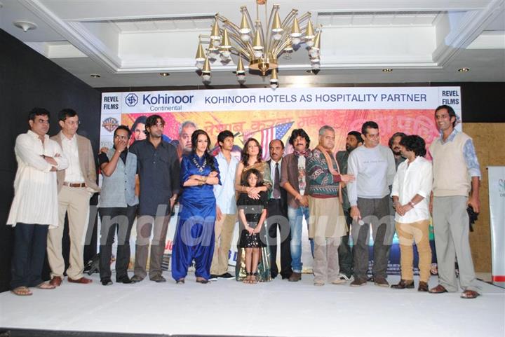 Cast & crew at Phas Gaye Re Obama music launch