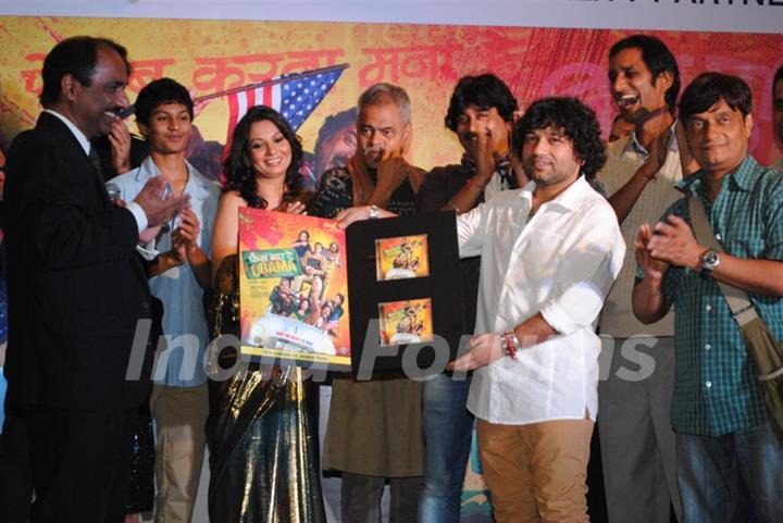 Cast & crew at Phas Gaye Re Obama music launch