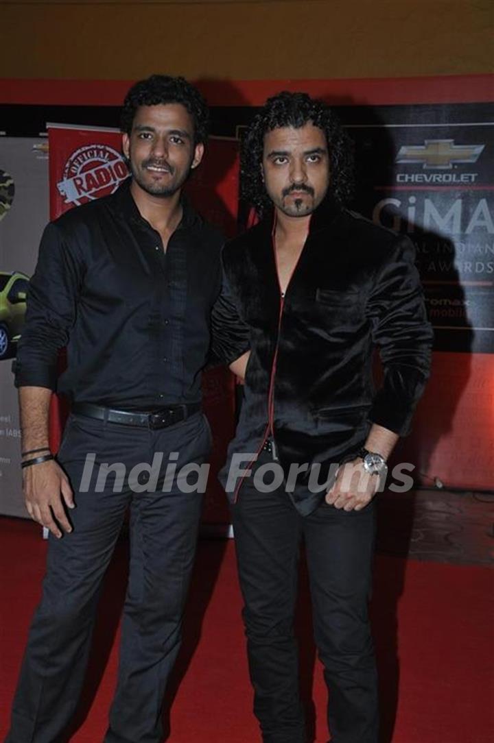 Toshi and Sharib Sabri at Global Indian Music Awards at Yash Raj Studios