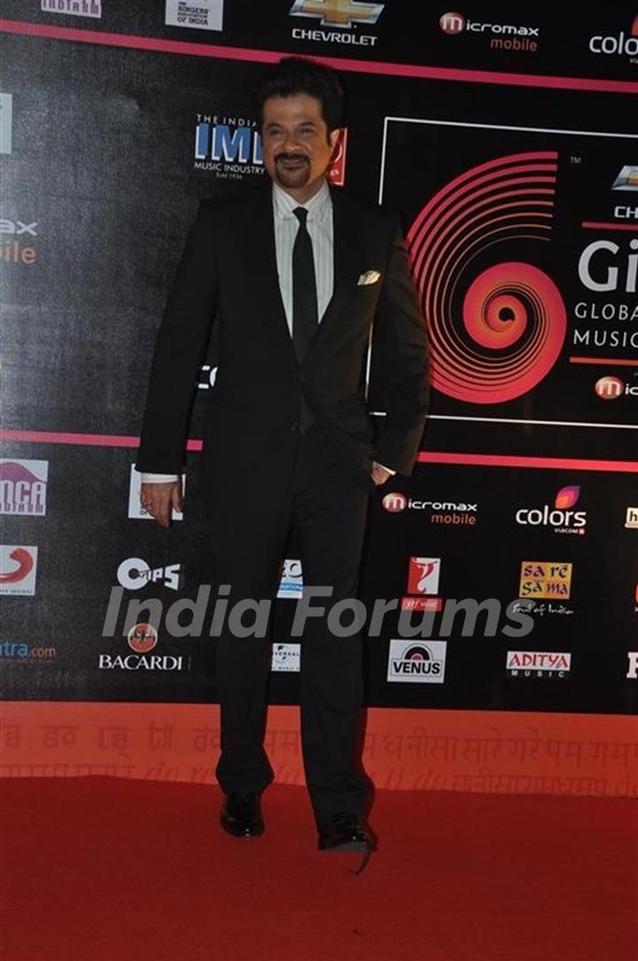 Anil Kapoor at Global Indian Music Awards at Yash Raj Studios