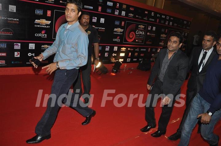 A.R. Rahman at Global Indian Music Awards at Yash Raj Studios