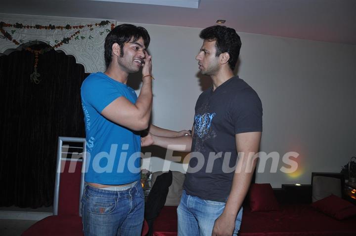 Kapil Sharma and Aryan Vaid at Press meet of 'Dunno Y Na Jaane Kyun...'