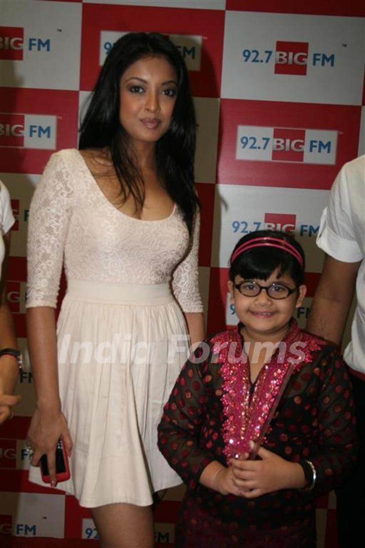 Tanushree Dutta and Saloni Daini spotted at the Big FM office in Andheri