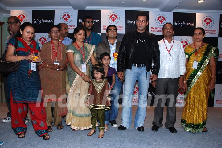 Salman Khan at the Human Marrow Donor press meet