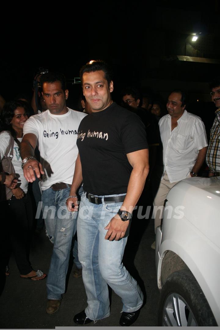 Salman Khan at the Human Marrow Donor press meet