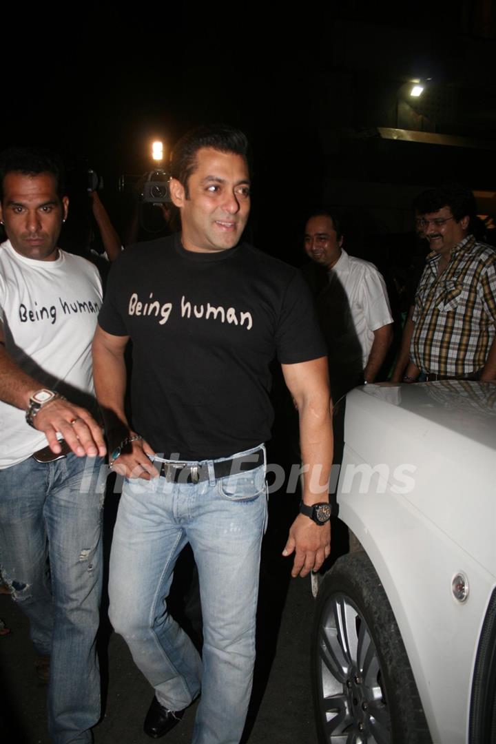 Salman Khan at the Human Marrow Donor press meet