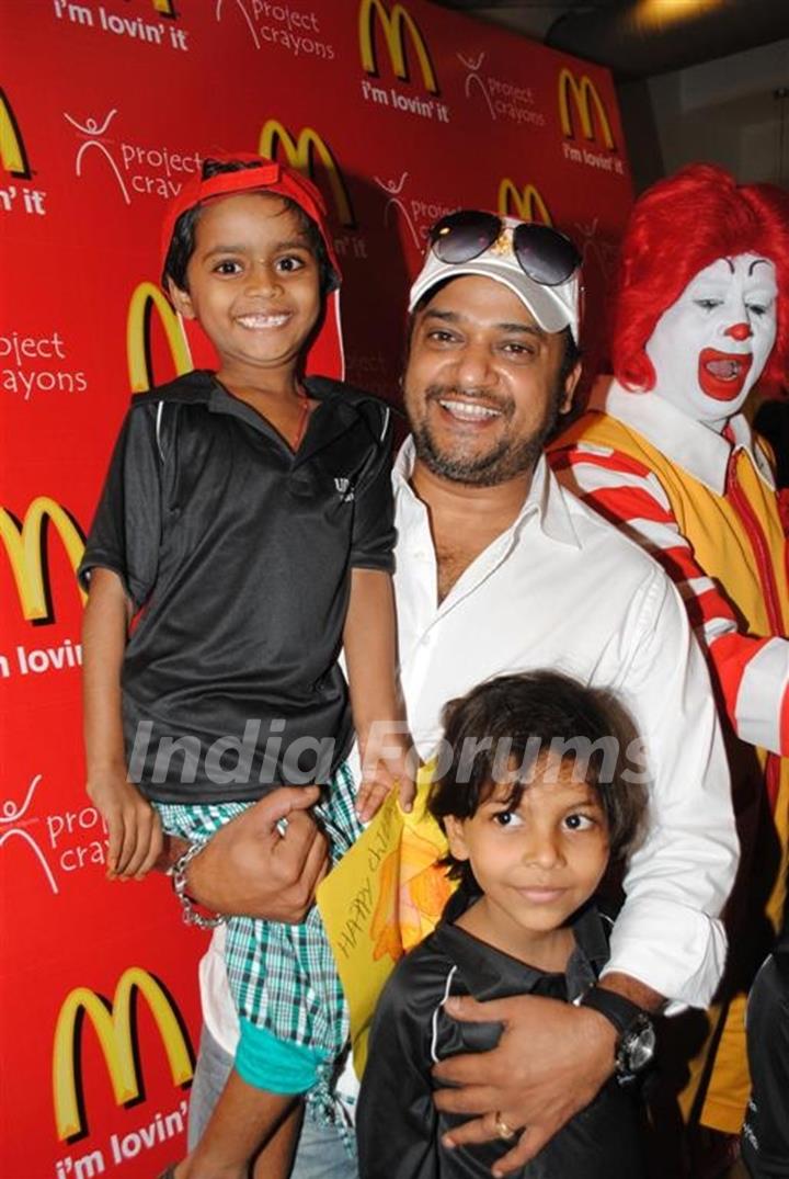 Sajid Ali celebrate Children’s Day with underprivileged kids at McDonalds at Fun Republic in Andheri